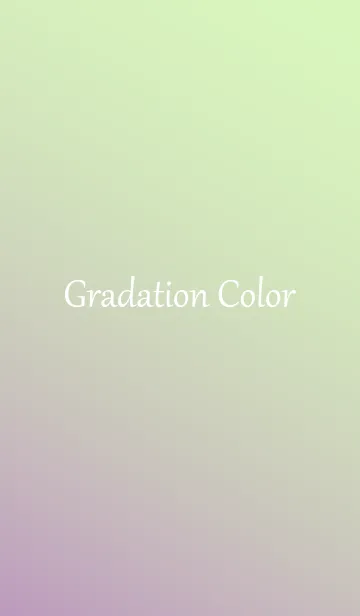 [LINE着せ替え] Gradation Color *Purple & Green 2*の画像1