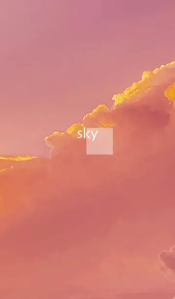 [LINE着せ替え] 夕焼け : 夏のエモ空の画像1