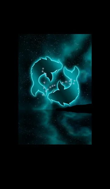 [LINE着せ替え] 12星座 魚座-鏡面世界4-の画像1