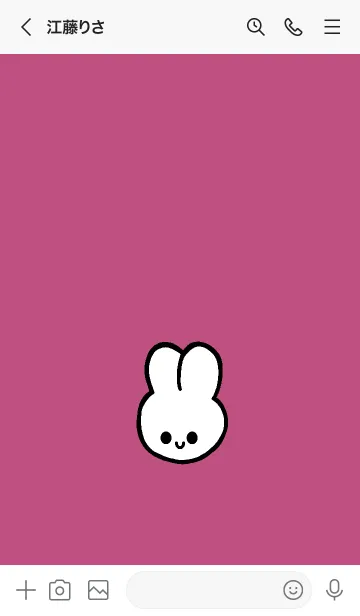 [LINE着せ替え] うさぎ 62の画像3