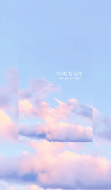 [LINE着せ替え] PINK＆SKY 9 ／ナチュラルスタイルの画像1