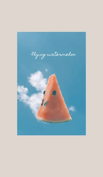 [LINE着せ替え] Flying watermelon_2の画像1