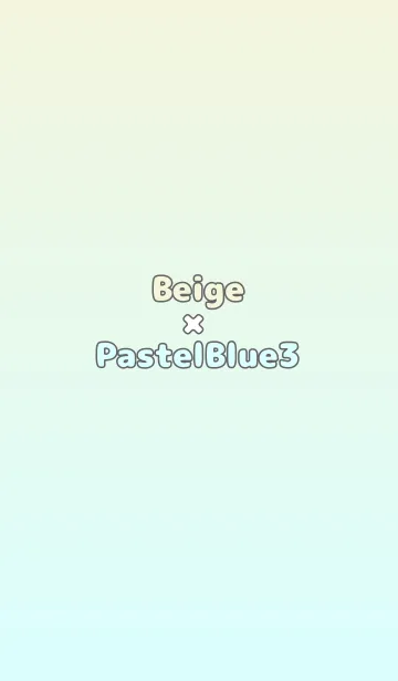 [LINE着せ替え] ベージュ★パステルブルー3.TKCの画像1