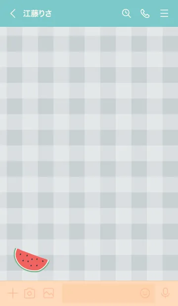 [LINE着せ替え] スイカが好き！28の画像3