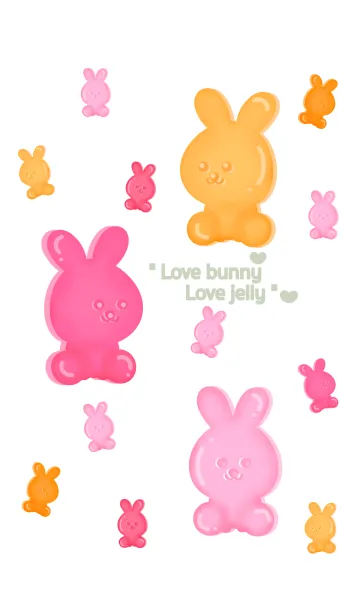 [LINE着せ替え] My sweet bunny jelly 3の画像1