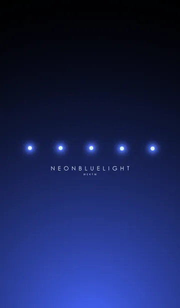 [LINE着せ替え] NEON BLUE LIGHT. -MEKYM-の画像1