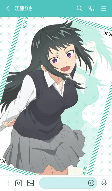 [LINE着せ替え] 『可愛いだけじゃない式守さん』 Vol.5の画像3