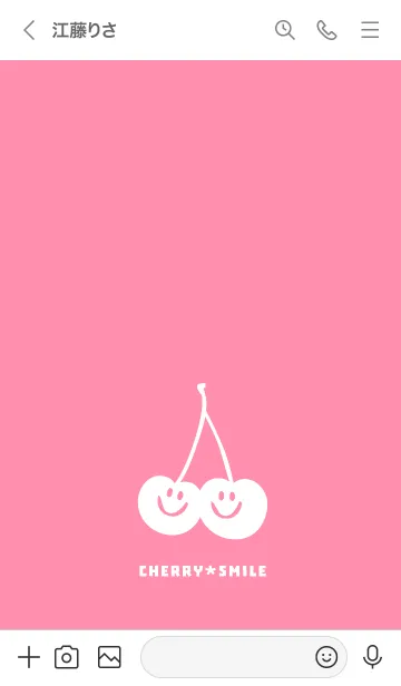 [LINE着せ替え] チェリー スマイル 98の画像3