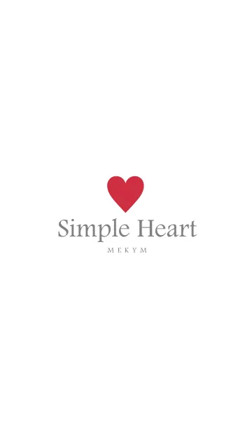 [LINE着せ替え] SIMPLE HEART-LOVE 8の画像1