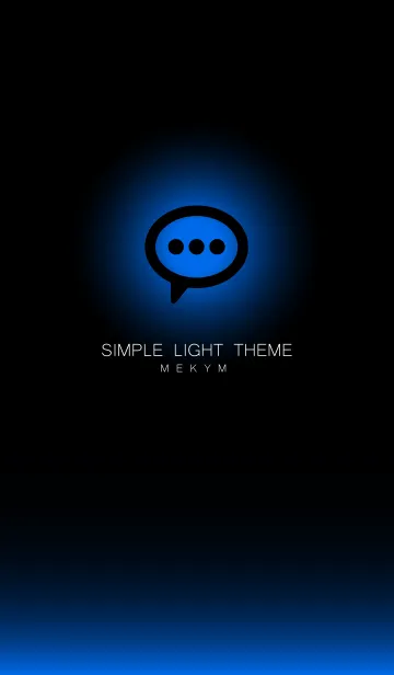 [LINE着せ替え] SIMPLE LIGHT ICON-GRADATION 10の画像1