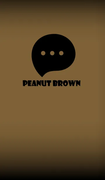 [LINE着せ替え] Peanut Brown And Black V.2 (JP)の画像1