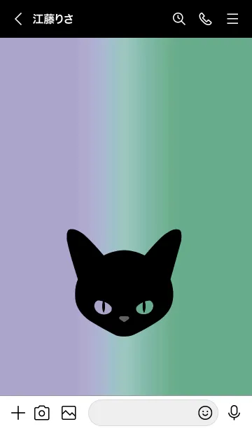 [LINE着せ替え] ブラック キャット 44の画像3