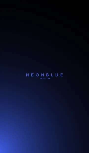 [LINE着せ替え] NEONBLUELIGHT -MEKYM-の画像1