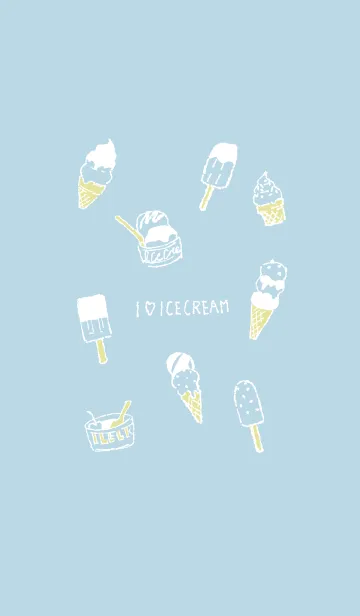 [LINE着せ替え] アイラブアイスクリーム2の画像1