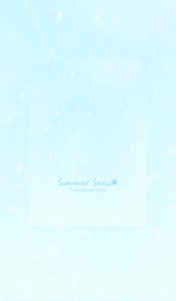 [LINE着せ替え] サマースノーの画像1