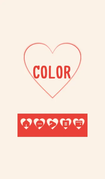 red color F09の着せ替えメイン画像