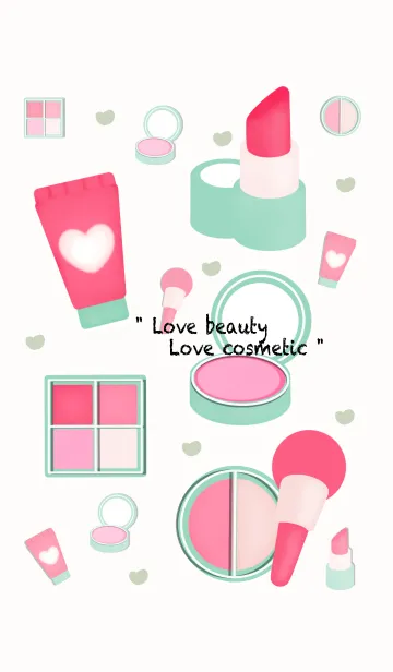 [LINE着せ替え] Mini pastel cosmetic 3の画像1