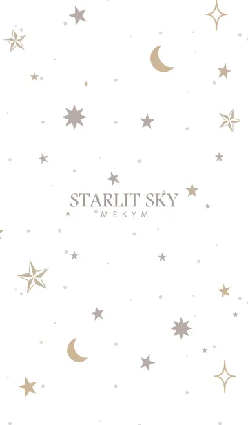 [LINE着せ替え] SIMPLE-STARLIT SKY MEKYM 15の画像1