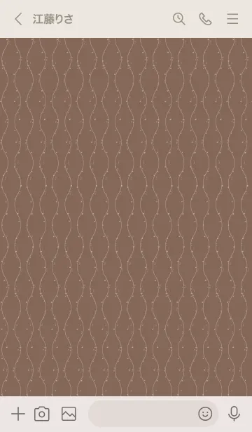 [LINE着せ替え] 和音 立涌と音符 銀煤竹の画像3