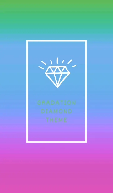 [LINE着せ替え] グラデーション ダイアモンド  144の画像1