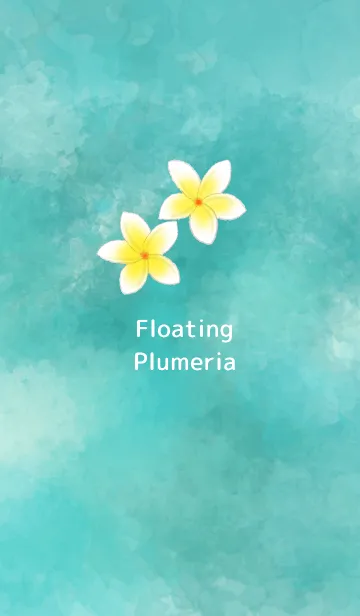 [LINE着せ替え] Floating Plumeriaの画像1