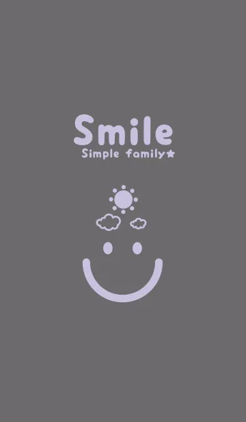 [LINE着せ替え] スマイル＆SUN 鳩羽紫の画像1