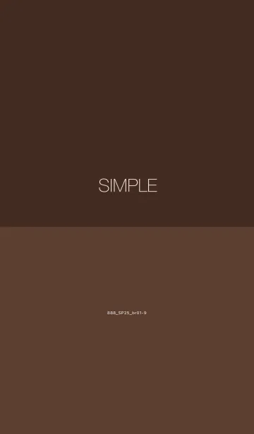 [LINE着せ替え] 888_25_ブラウン1-9の画像1