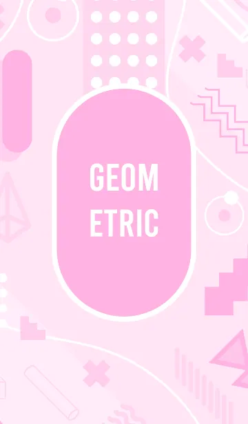 [LINE着せ替え] Geometric Tutu Pinkの画像1