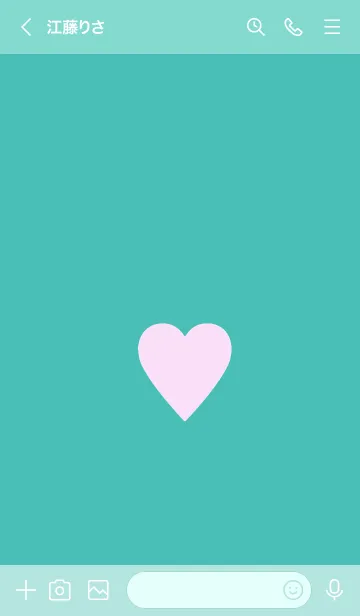 [LINE着せ替え] シンプル ハート _124の画像3