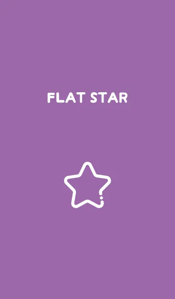 [LINE着せ替え] FLAT STAR / Purpleの画像1