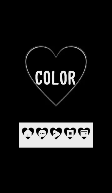 [LINE着せ替え] bw color F10の画像1