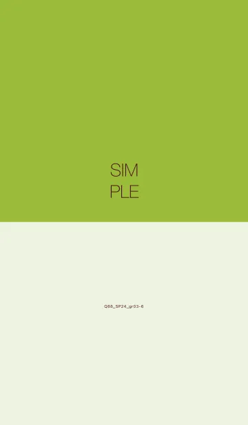 [LINE着せ替え] Q88_24_グリーン3-6の画像1