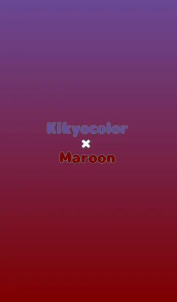 [LINE着せ替え] 桔梗色★マルーン.TKCの画像1