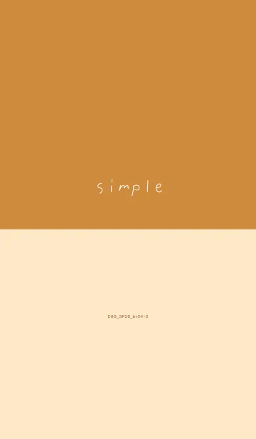 [LINE着せ替え] D89_26_ブラウン4-3の画像1