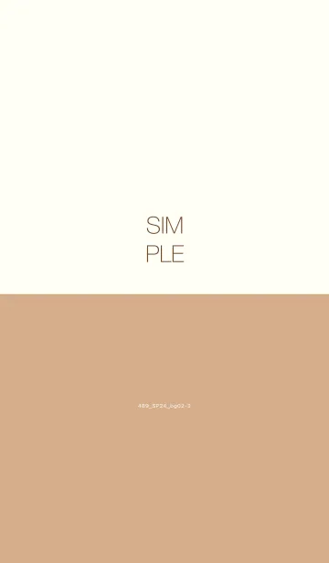 [LINE着せ替え] 489_24_ベージュ2-3の画像1