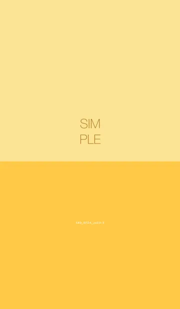 [LINE着せ替え] 489_24_イエロー3-3の画像1