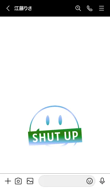 [LINE着せ替え] スマイル グラデーション 139の画像3