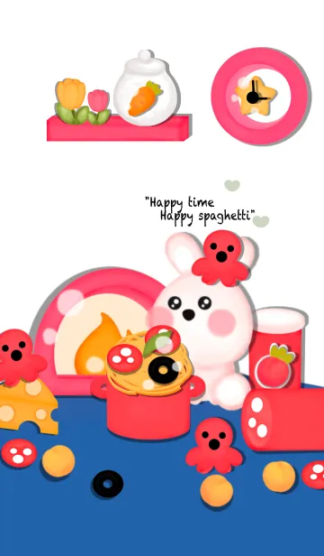 [LINE着せ替え] Time to cook spaghetti 6の画像1