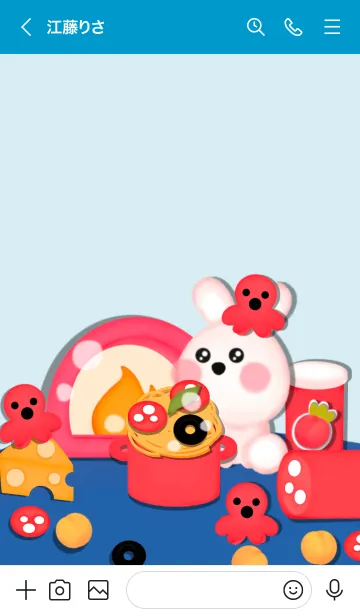 [LINE着せ替え] Time to cook spaghetti 6の画像3