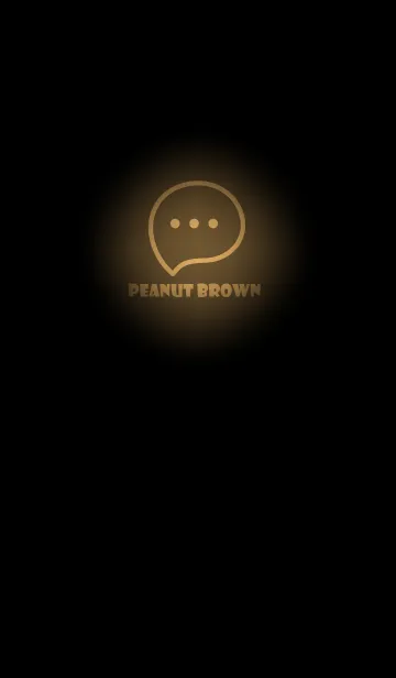 [LINE着せ替え] Peanut Brown Neon Theme V2 (JP)の画像1
