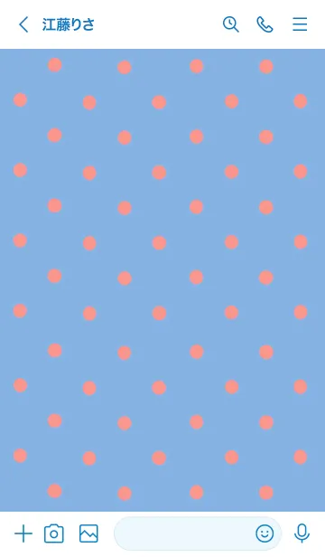 [LINE着せ替え] シンプル ミニ ドット 107の画像3