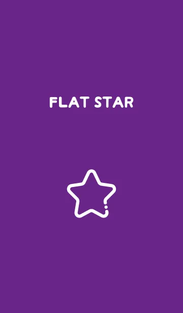 [LINE着せ替え] FLAT STAR / Royal Purpleの画像1