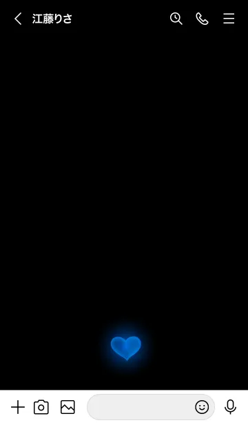 [LINE着せ替え] HEART LIGHT - MEKYM 23の画像3