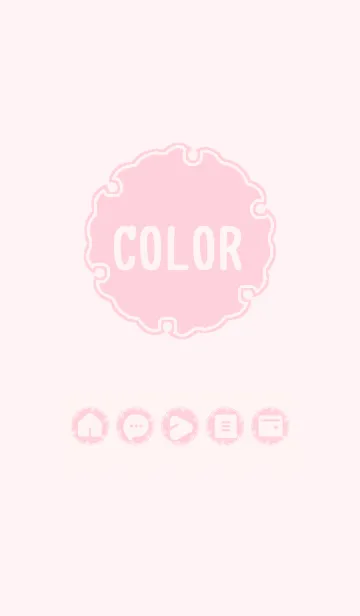 [LINE着せ替え] pink color G08の画像1