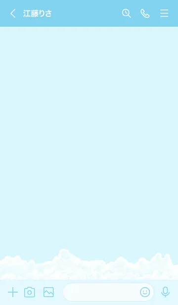 [LINE着せ替え] 飛行機と雲と青空と【修正版】の画像3