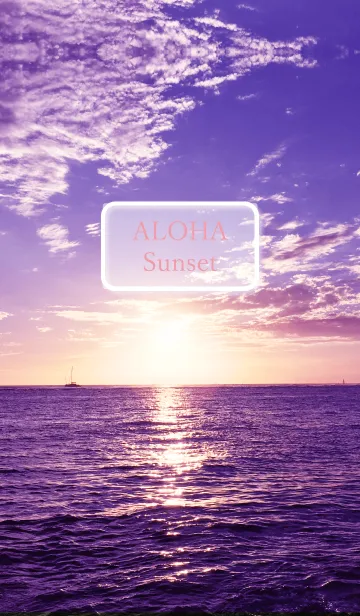 [LINE着せ替え] ALOHA Sunset..108の画像1