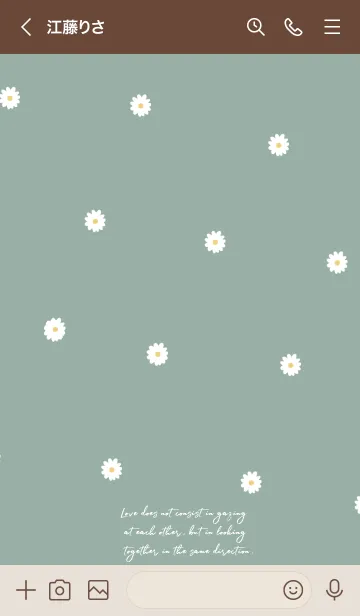 [LINE着せ替え] Daisy Days :dustygreenの画像3