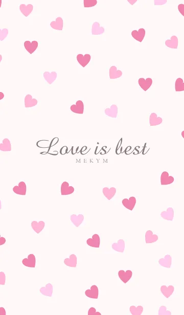 Love is best-PINK 10の着せ替えメイン画像