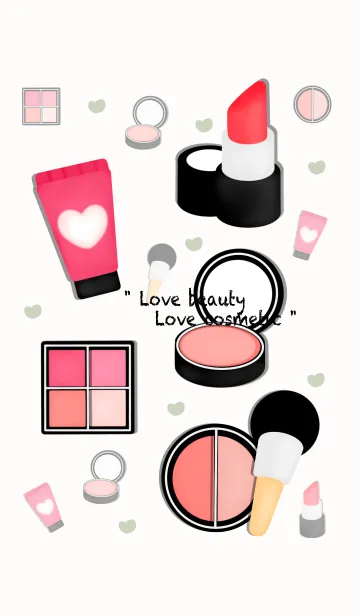 [LINE着せ替え] Love beauty Love cosmetic 3の画像1