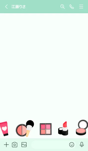 [LINE着せ替え] Love beauty Love cosmetic 3の画像3